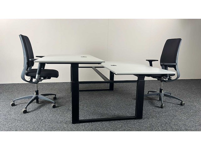 Sedus/drabert - dubbele workbench incl 2 x bureaustoelen - bureau (2x) - afbeelding 2 van  8