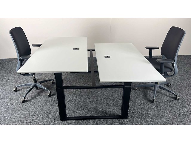Sedus/drabert - dubbele workbench incl 2 x bureaustoelen - bureau (2x) - afbeelding 6 van  8