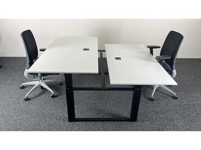 Sedus/drabert - dubbele workbench incl 2 x bureaustoelen - bureau (2x) - afbeelding 7 van  7