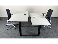 Sedus/drabert - dubbele workbench incl 2 x bureaustoelen - bureau (2x) - afbeelding 6 van  7