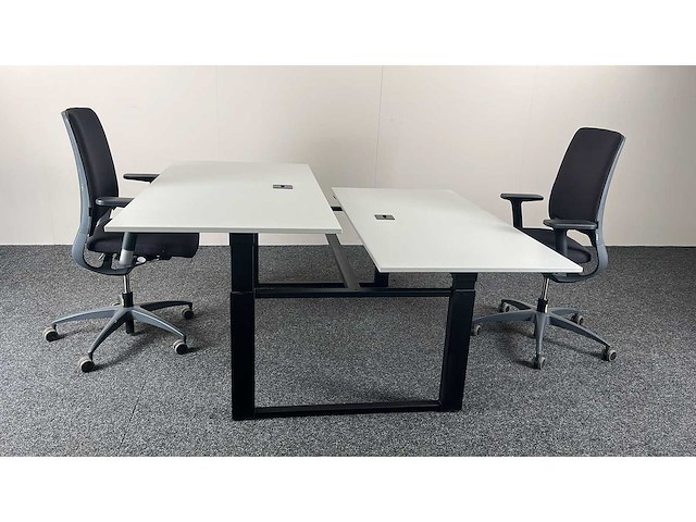 Sedus/drabert - dubbele workbench incl 2 x bureaustoelen - bureau - afbeelding 7 van  8
