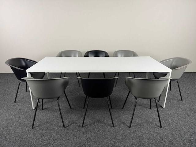 Sedus/drisag - tafel + 8 stoelen - vergaderset - afbeelding 1 van  6