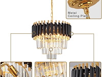 Seenvlog moderne led kristallen hanglamp - afbeelding 2 van  4