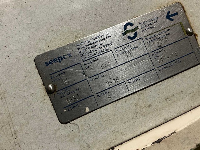 Seepex wormpomp - afbeelding 1 van  2