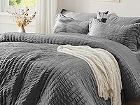 Seersucker beddengoed (135 x 200 cm) - afbeelding 1 van  3