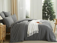 Seersucker beddengoed (135 x 200 cm) - afbeelding 3 van  4