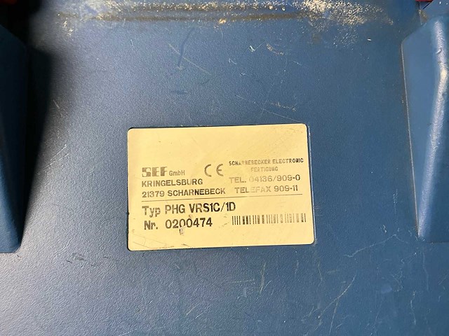 Sef phg phg vrs1c/1d industriële bedieningsunit (2x) - afbeelding 6 van  7