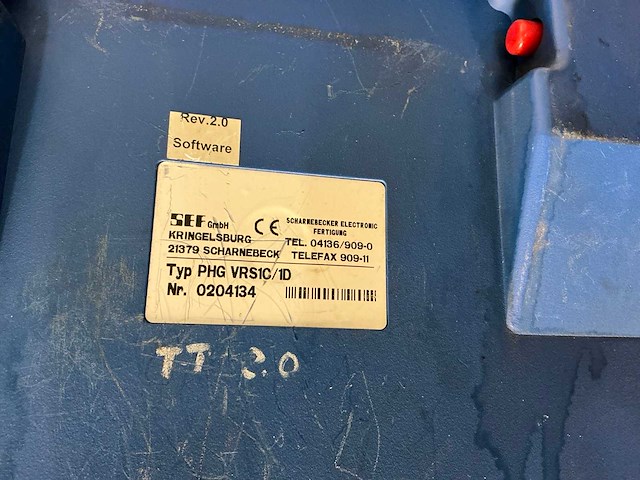 Sef phg vrs1c/1d industriële bedieningsunit (2x) - afbeelding 6 van  7