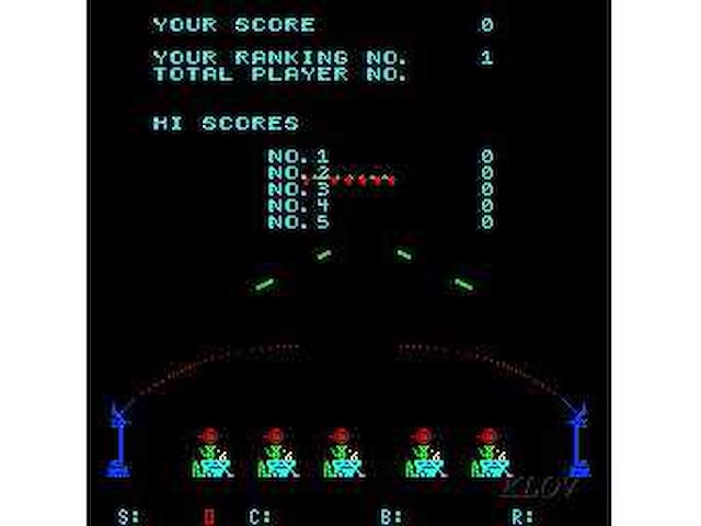 Sega - 1980 - space tactics - arcade - afbeelding 4 van  9