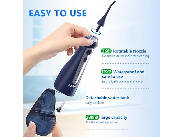 Sejoy oral irrigator monddouche - afbeelding 2 van  4