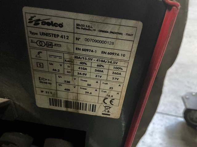 Selco unistep 412 mig lasapparaat - afbeelding 3 van  12