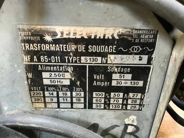Selektrik s130 elektrode lasapparaat - afbeelding 5 van  6