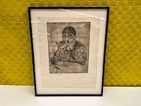 Self-portait with cat (léonard tsuguharu foujita)