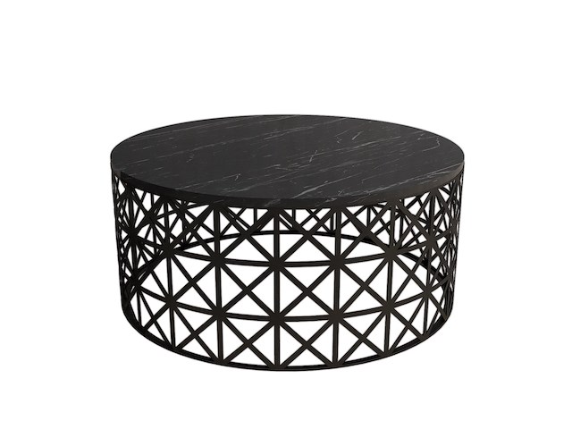 Selin salontafel | 100% melamine | zwart - afbeelding 3 van  4