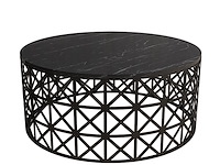 Selin salontafel | 100% melamine | zwart - afbeelding 3 van  4