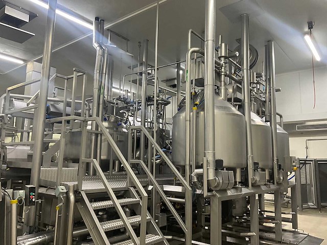 Selo 6-delige industriële sauzenbereidingsinstallatie (kook- en koeltanks) - afbeelding 2 van  48