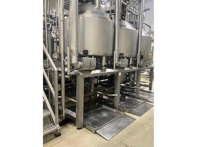 Selo 6-delige industriële sauzenbereidingsinstallatie (kook- en koeltanks) - afbeelding 3 van  48