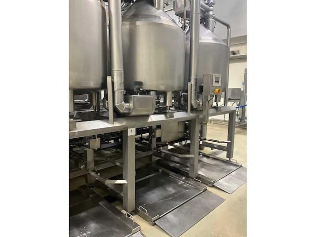 Selo 6-delige industriële sauzenbereidingsinstallatie (kook- en koeltanks) - afbeelding 4 van  48