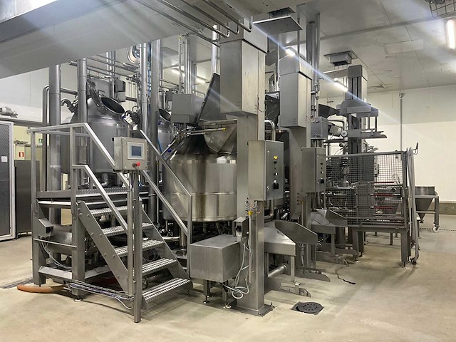 Selo 6-delige industriële sauzenbereidingsinstallatie (kook- en koeltanks) - afbeelding 1 van  48