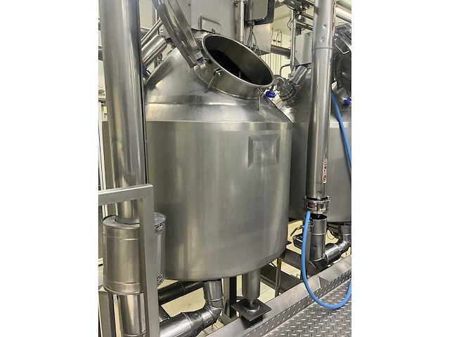 Selo 6-delige industriële sauzenbereidingsinstallatie (kook- en koeltanks) - afbeelding 25 van  48