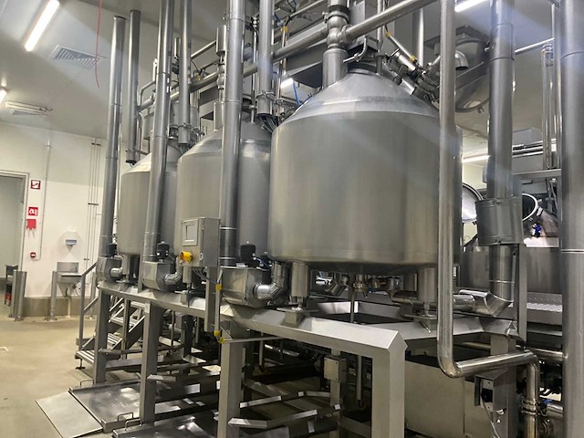 Selo 6-delige industriële sauzenbereidingsinstallatie (kook- en koeltanks) - afbeelding 45 van  48
