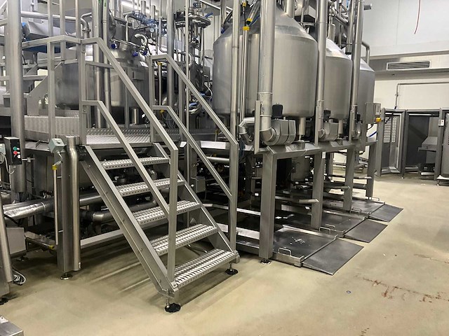 Selo 6-delige industriële sauzenbereidingsinstallatie (kook- en koeltanks) - afbeelding 48 van  48