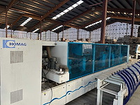 Semi-automatic edge banding machine