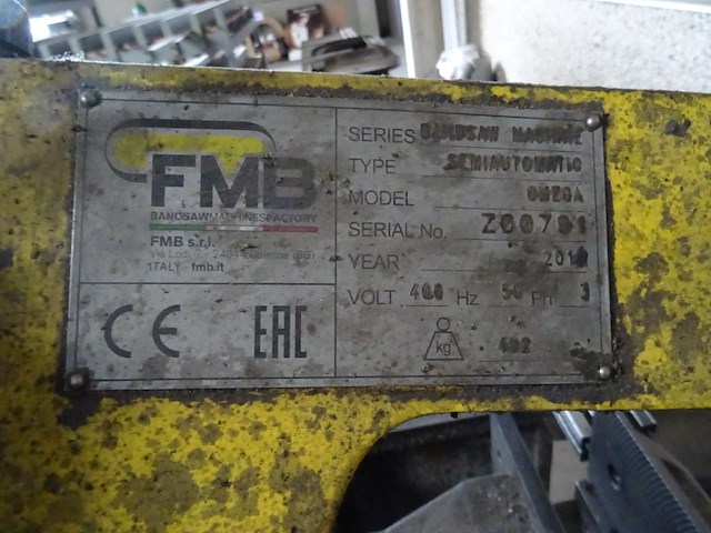 Semi-automatische lintzaag fmb - afbeelding 9 van  9