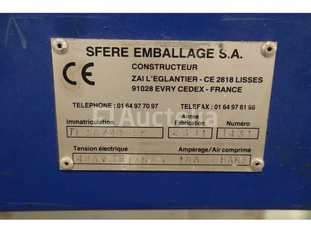 Semi-automatische tunnel-warmte- en filmmengmachine sfere super-compact tl 50/40 sp - afbeelding 10 van  11
