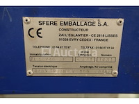 Semi-automatische tunnel-warmte- en filmmengmachine sfere super-compact tl 50/40 sp - afbeelding 10 van  11
