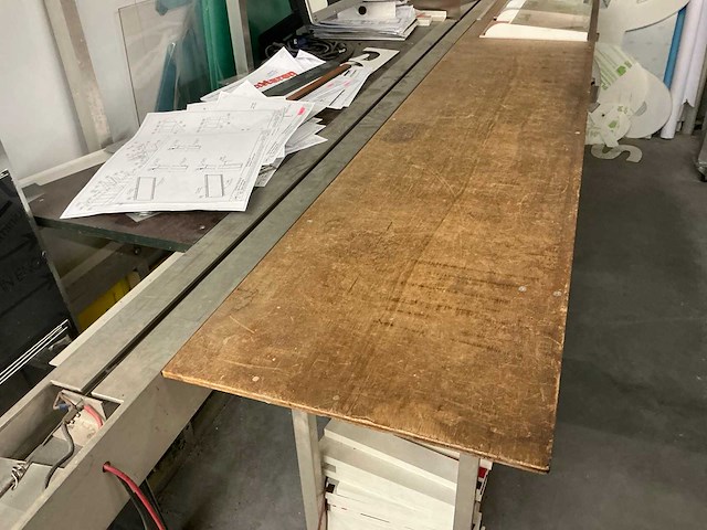 Semi-manuele snijtafel voor plaatmateriaal - afbeelding 9 van  13