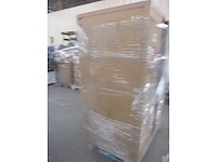 Semi-staand geribbeld bad - 250 l - glanzend wit - acryl - afbeelding 8 van  8