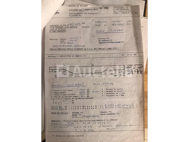 Semi-trailer leonet tr18 (1992-vin:ya9tr18xb92137206) - afbeelding 15 van  28