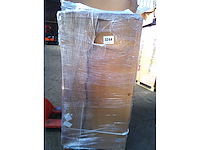 Semi-vrijstaand bad - 200l - 149,5 x 75 x 58 cm - wit - acryl - afbeelding 7 van  7