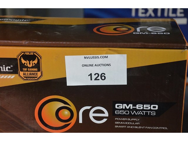 Semimodular voedingsbron seasonic gm-650 , tectile care kit royal xl, 2 ledlampen spectrum led - afbeelding 3 van  9