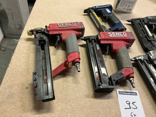 Senco, berner en hewitool pneumatische tacker (6x) - afbeelding 4 van  4