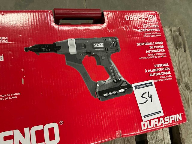 Senco ds523-18v accu bandschroefmachine - afbeelding 3 van  4