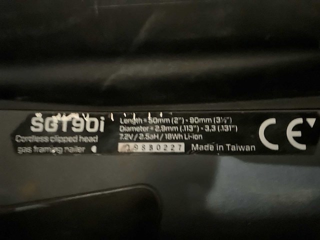 Senco sgt90i tacker - afbeelding 2 van  2