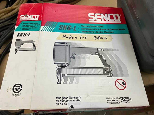 Senco sks-l pneumatische tacker haken - afbeelding 2 van  2