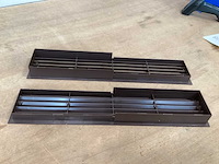 Sencys dubbelzijdige deurroosterset, bruin (58x) - afbeelding 3 van  5