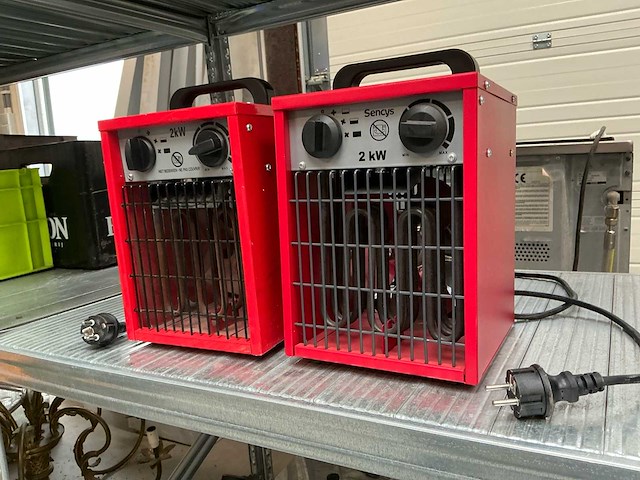 Sencys industrial heater elektrische verwarming (2x) - afbeelding 2 van  3