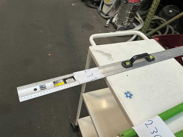 Sencys liniaal met waterpas - afbeelding 2 van  4