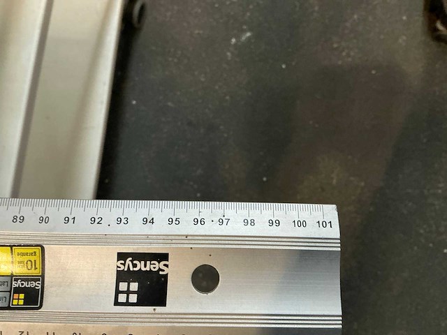 Sencys liniaal met waterpas - afbeelding 4 van  4