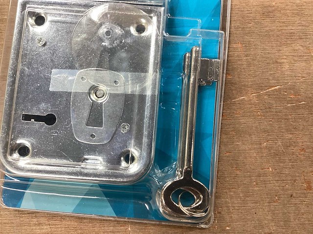 Sencys oplegslot met 2 sleutels (12x) - afbeelding 2 van  5