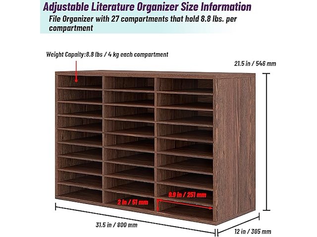 Senhoglb papier organizer - afbeelding 2 van  4