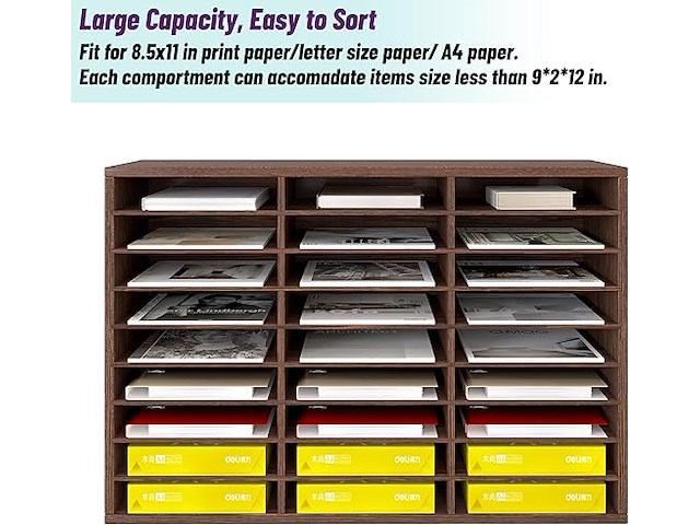 Senhoglb papier organizer - afbeelding 3 van  4