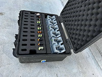 Sennheider batterij oplaad peli (3x dubbele lader) - afbeelding 2 van  5