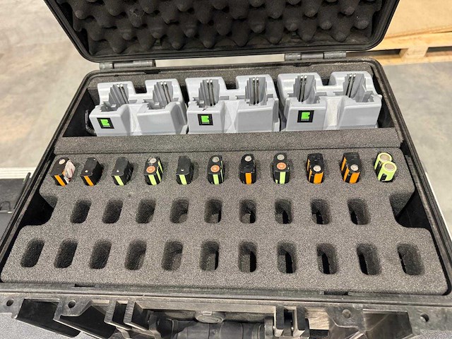 Sennheider batterij oplaad peli (3x dubbele lader) - afbeelding 4 van  5