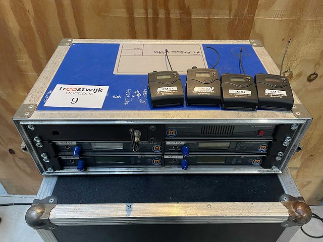 Sennheiser - ew300 iem g2 - draadloze in-ear zenderset (4x) - afbeelding 4 van  4