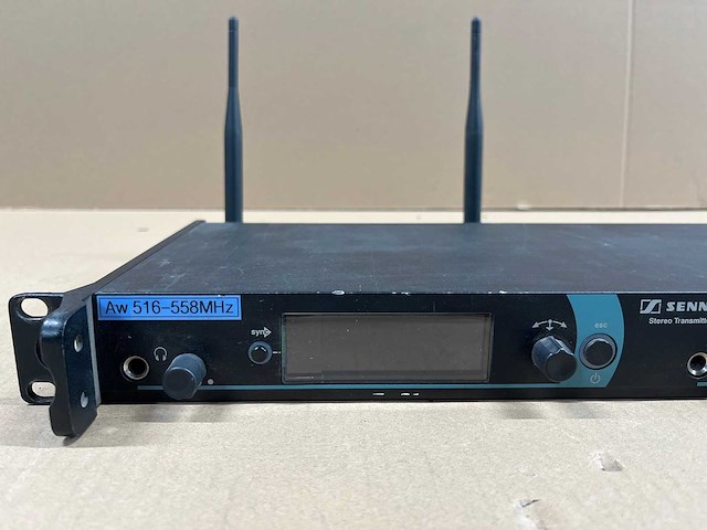 Sennheiser sr 2050 iem stereo transmitter (516-558mhz) - afbeelding 2 van  6